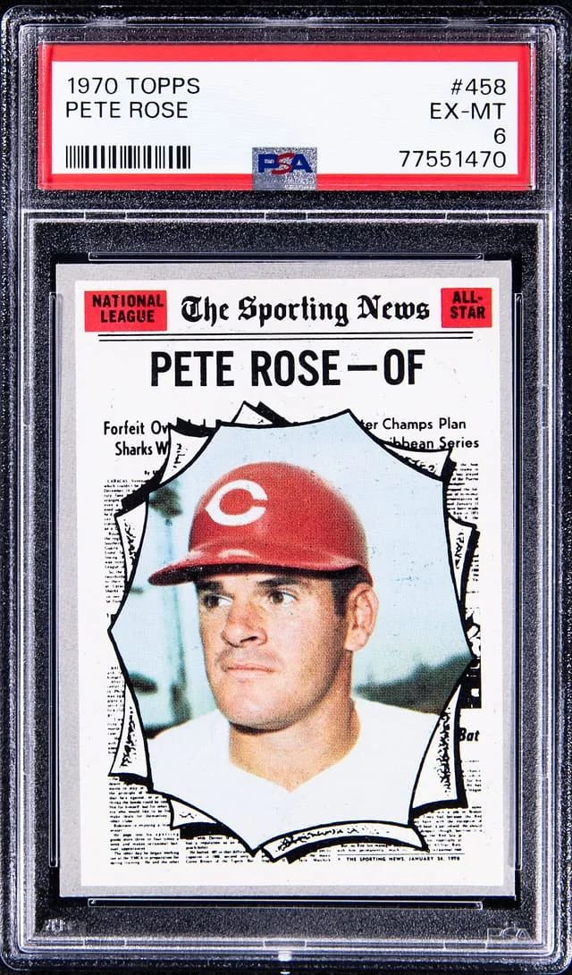 1970 Topps Pete Rose #458 card image