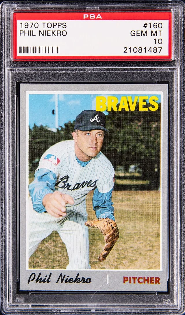 1970 Topps Phil Niekro #160 card image