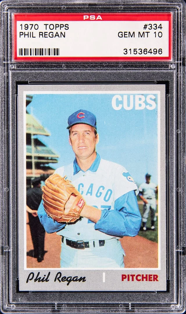 1970 Topps Phil Regan #334 card image