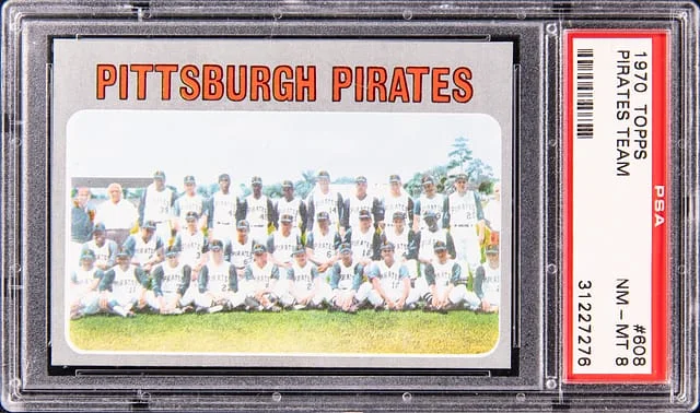 1970 Topps Pirates Team #608 card image