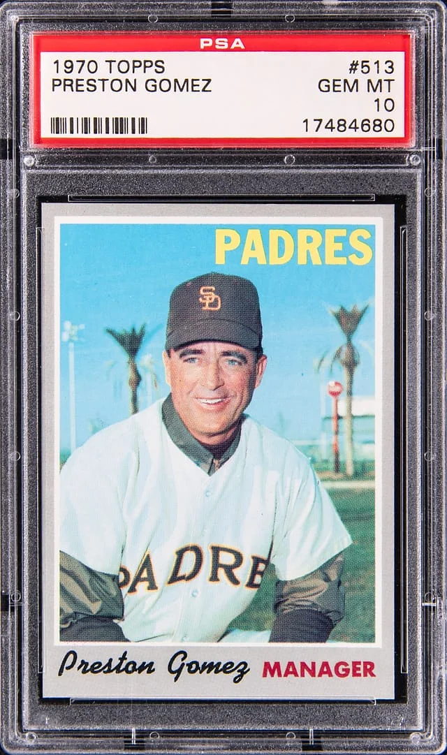 1970 Topps Preston Gomez #513 card image