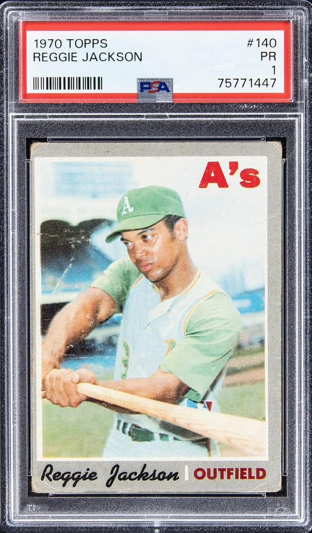 1970 Topps Reggie Jackson #140 card image