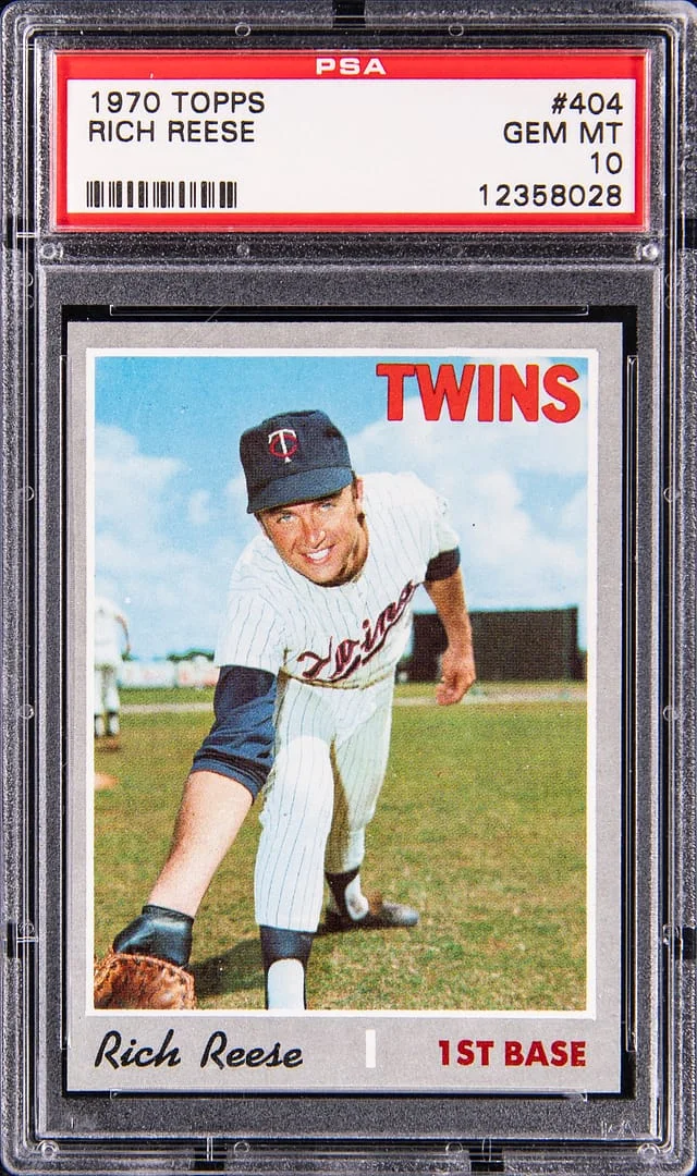 1970 Topps Rich Reese #404 card image