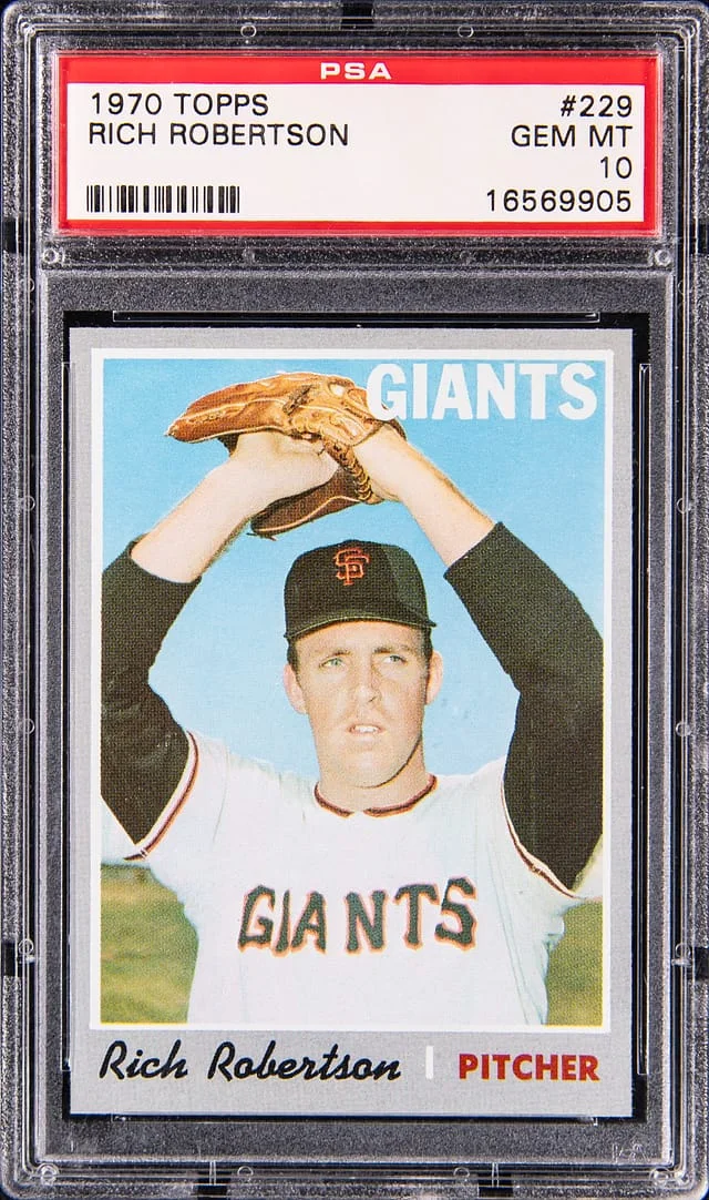 1970 Topps Rich Robertson #229 card image