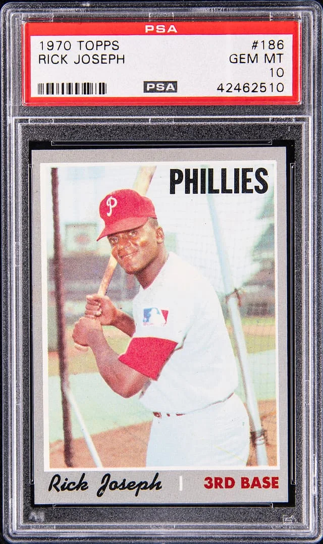 1970 Topps Rick Joseph #186 card image