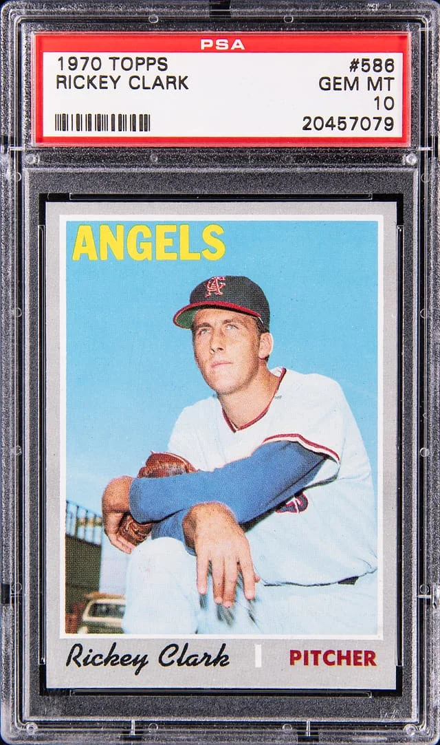 1970 Topps Rickey Clark #586 card image