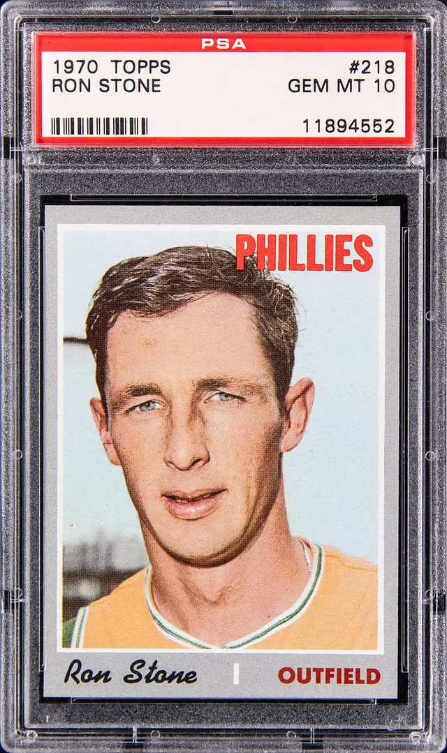 1970 Topps Ron Stone #218 card image