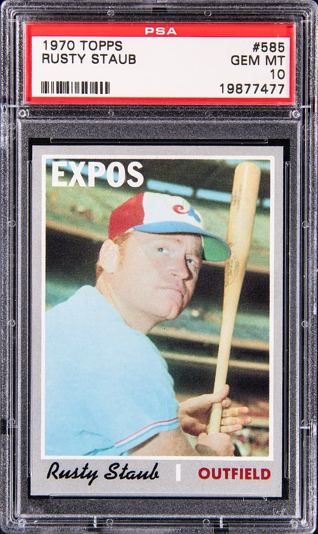 1970 Topps Rusty Staub #585 card image