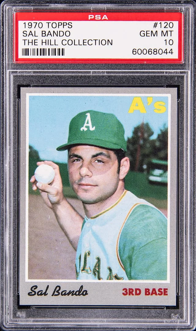 1970 Topps Sal Bando - Ex-The Hill Collection #120 card image