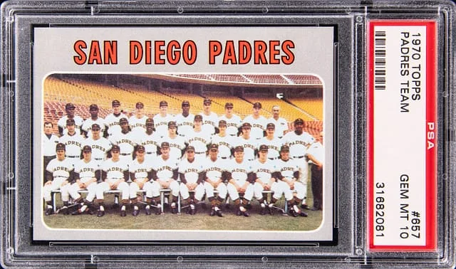 1970 Topps San Diego Padres #657 card image