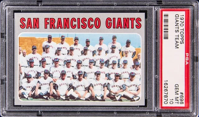 1970 Topps San Francisco Giants #696 card image
