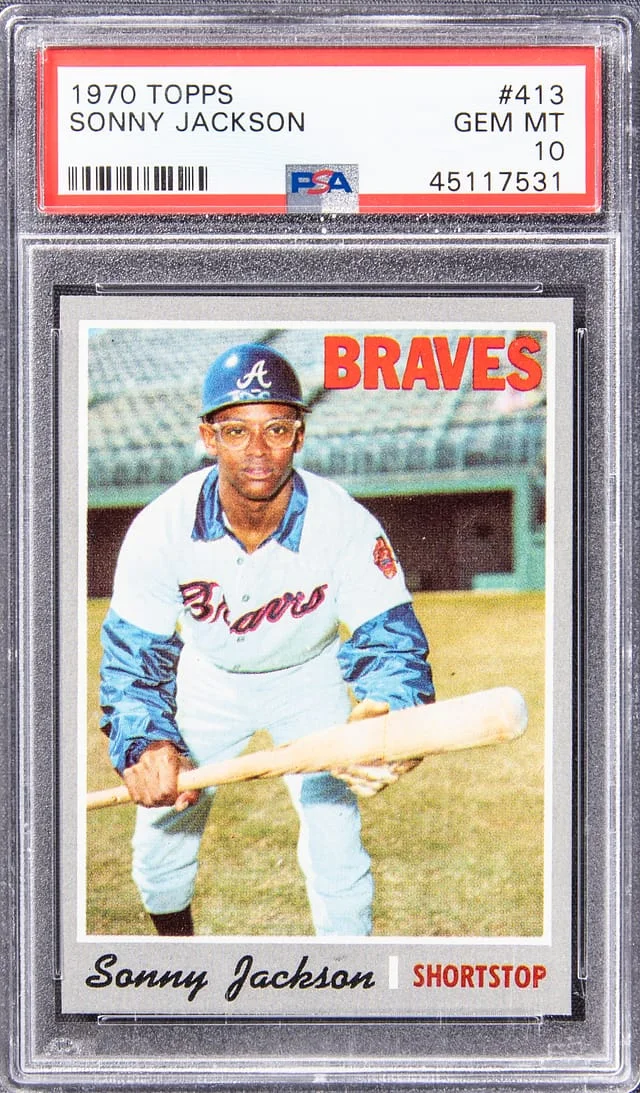 1970 Topps Sonny Jackson #413 card image