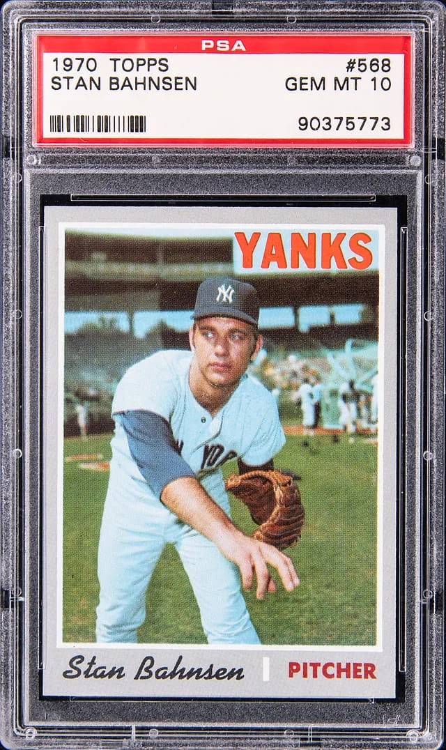 1970 Topps Stan Bahnsen #568 card image
