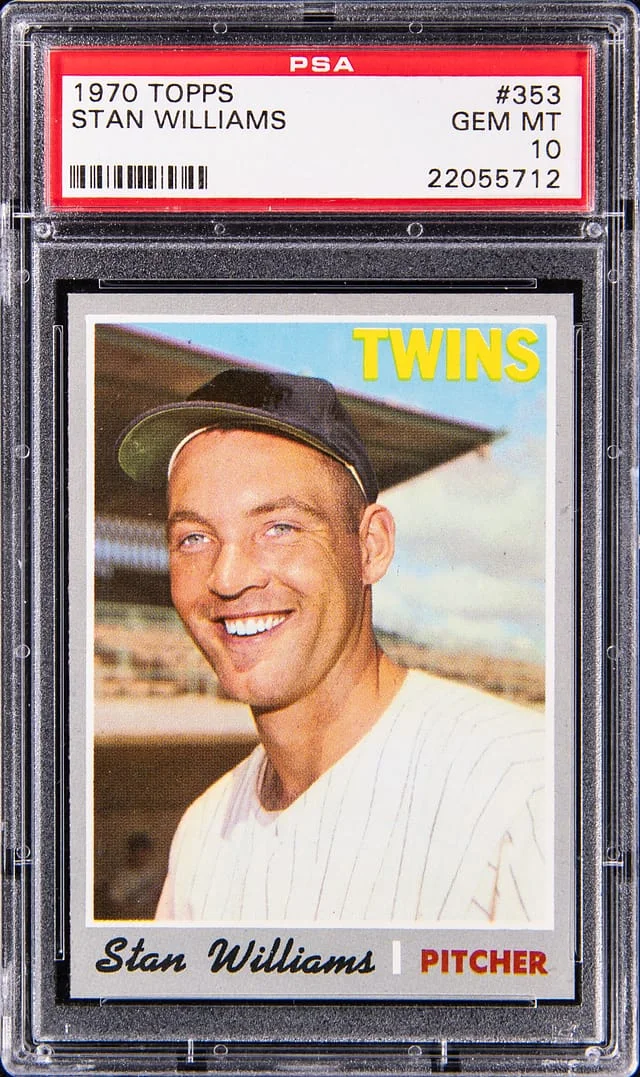 1970 Topps Stan Williams #353 card image