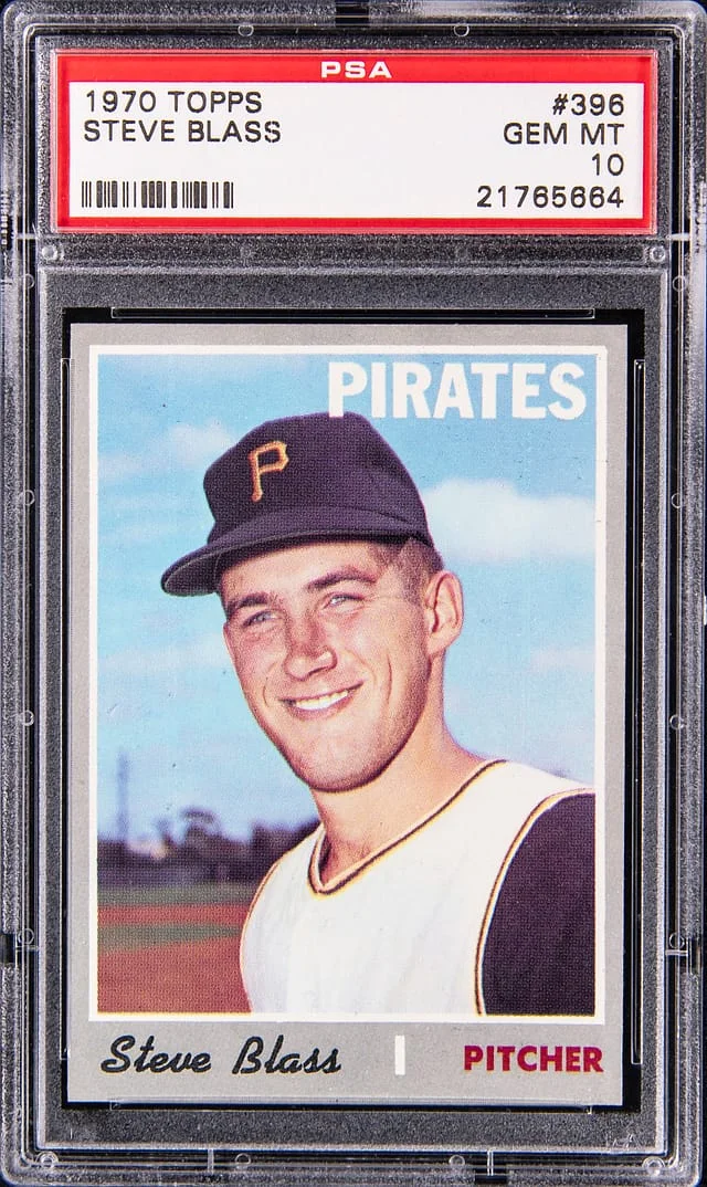 1970 Topps Steve Blass #396 card image