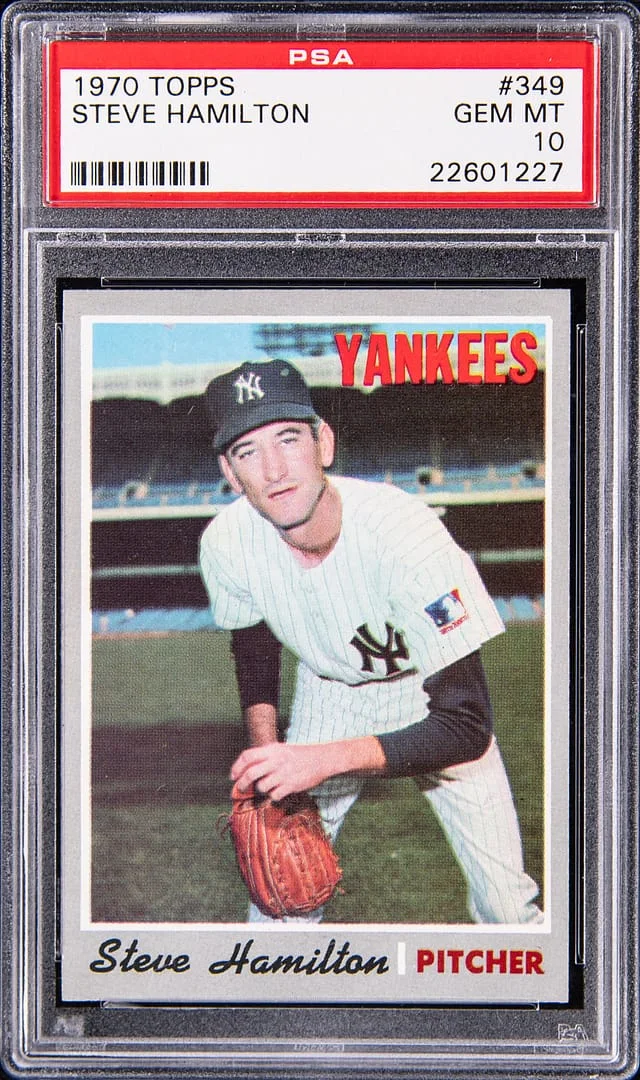 1970 Topps Steve Hamilton #349 card image