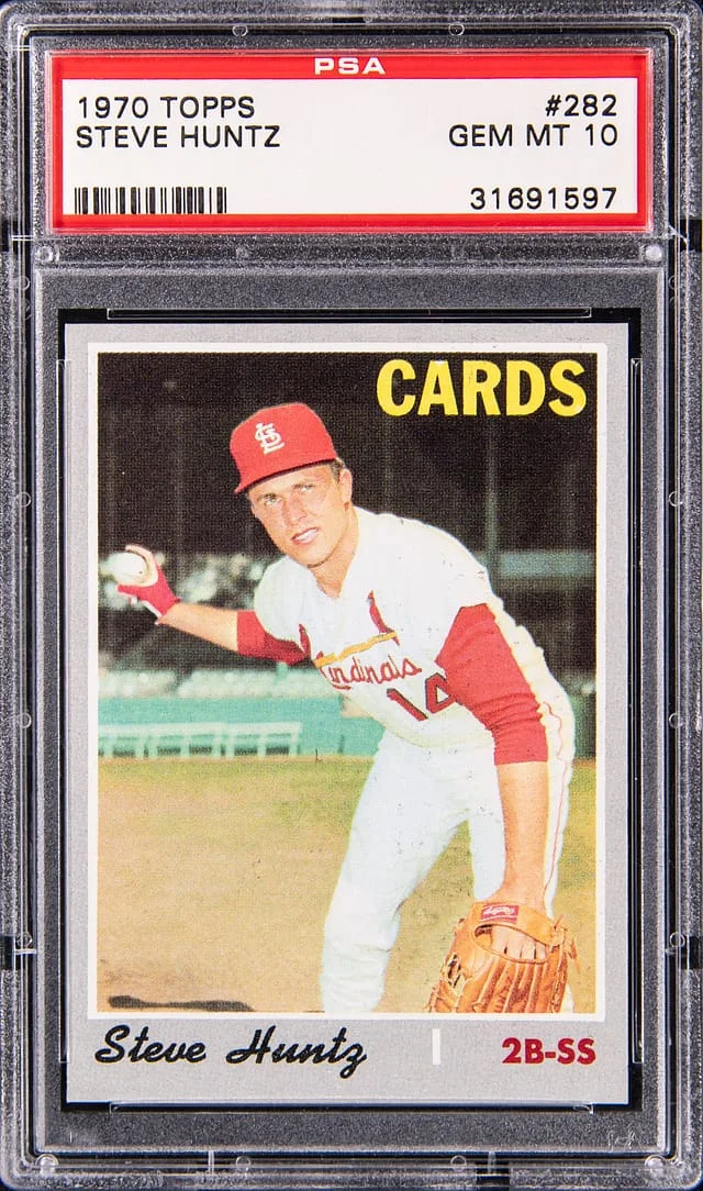 1970 Topps Steve Huntz #282 card image