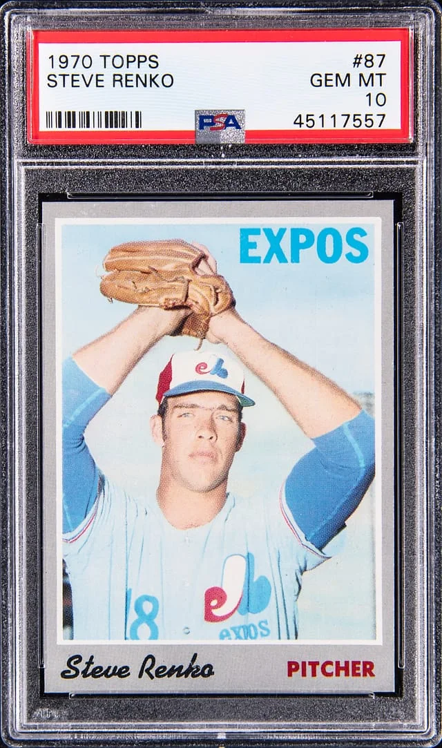 1970 Topps Steve Renko #87 card image