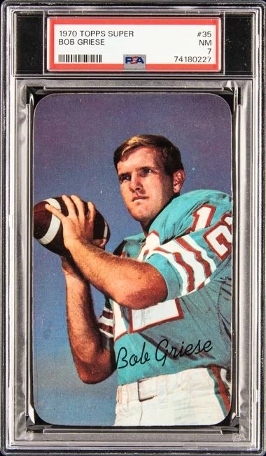 1970 Topps Super Bob Griese #35 card image