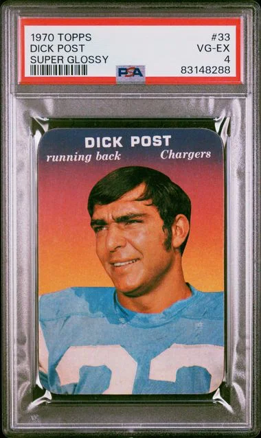 1970 Topps Super Dick Post Glossy #33 card image