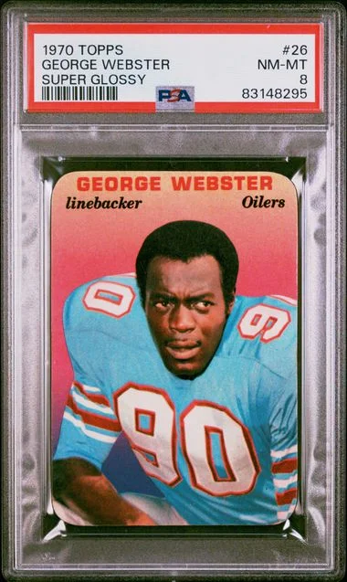 1970 Topps Super George Webster Glossy #26 card image