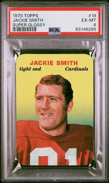 1970 Topps Super Jackie Smith Glossy #18 card image