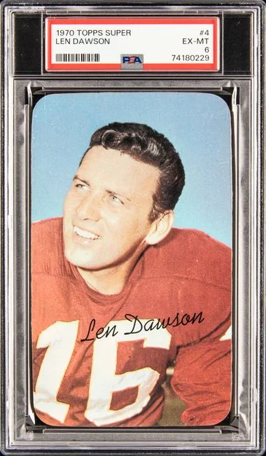 1970 Topps Super Len Dawson #4 card image