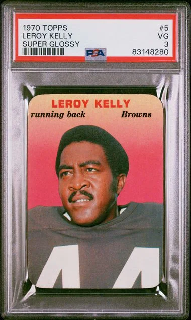 1970 Topps Super Leroy Kelly Glossy #5 card image