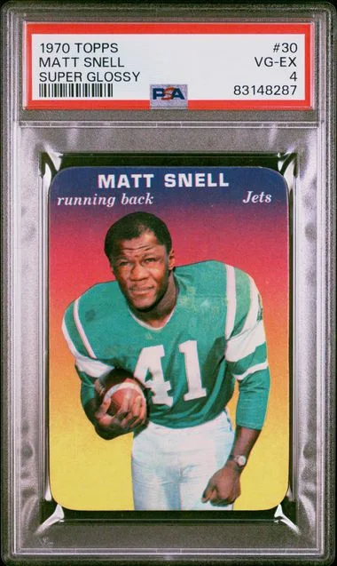 1970 Topps Super Matt Snell Glossy #30 card image