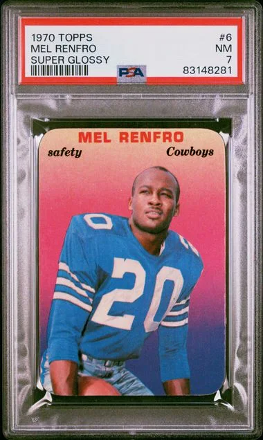 1970 Topps Super Mel Renfro Glossy #6 card image