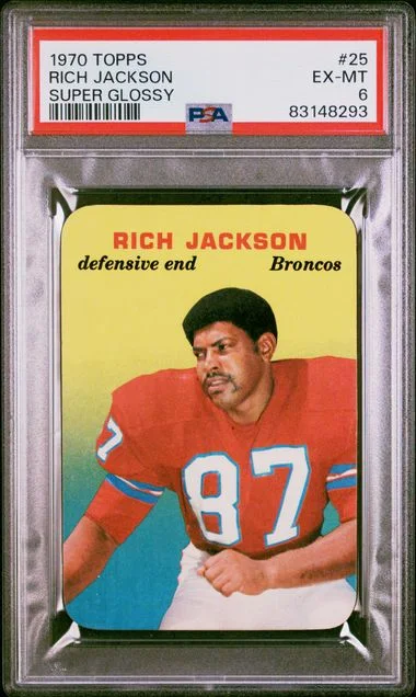 1970 Topps Super Rich Jackson Glossy #25 card image