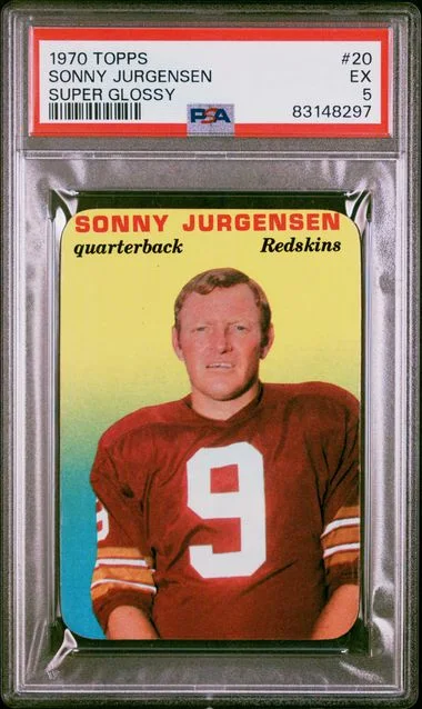 1970 Topps Super Sonny Jurgensen Glossy #20 card image