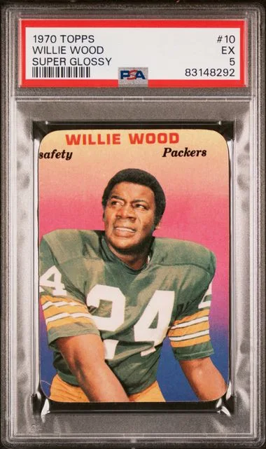 1970 Topps Super Willie Wood Glossy #10 card image