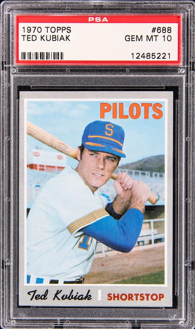 1970 Topps Ted Kubiak #688 card image