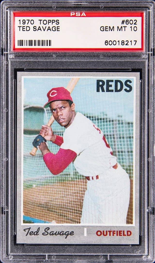 1970 Topps Ted Savage #602 card image
