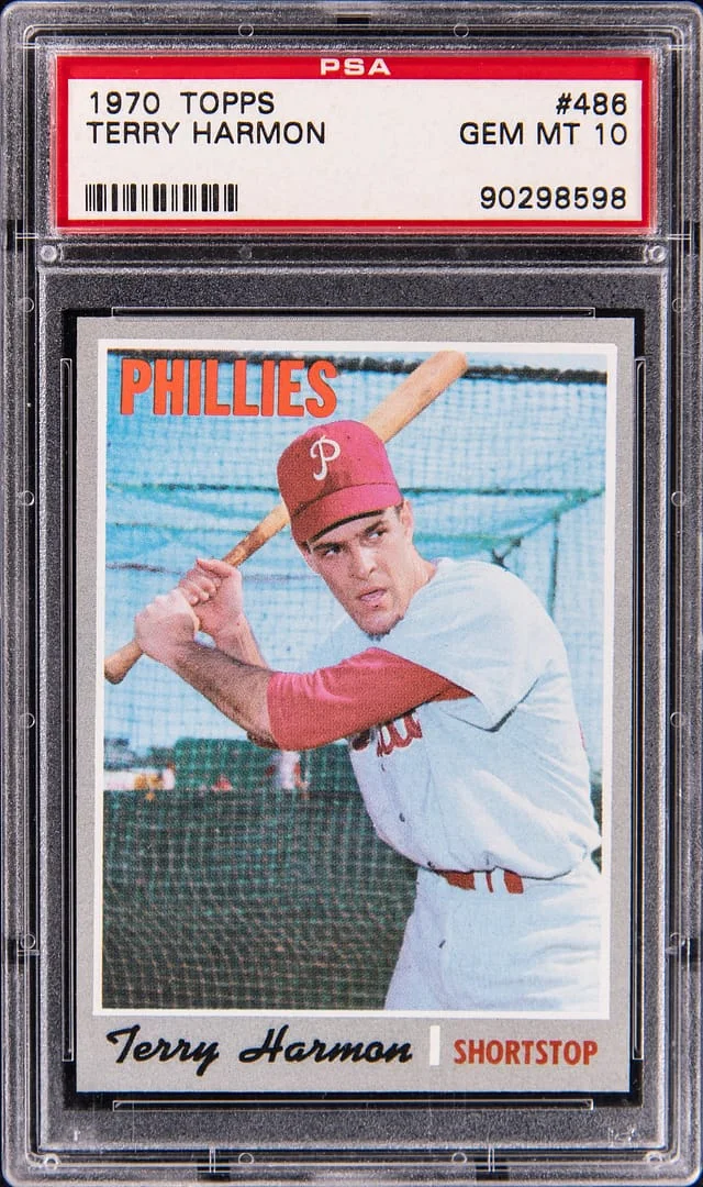 1970 Topps Terry Harmon #486 card image