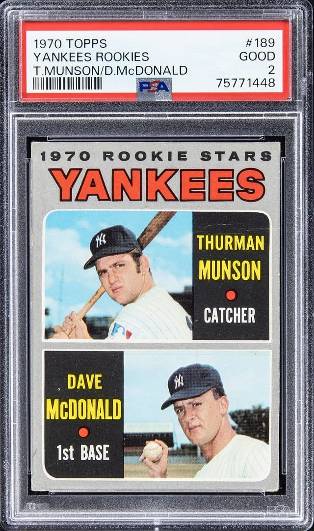1970 Topps Thurman Munson #189 card image