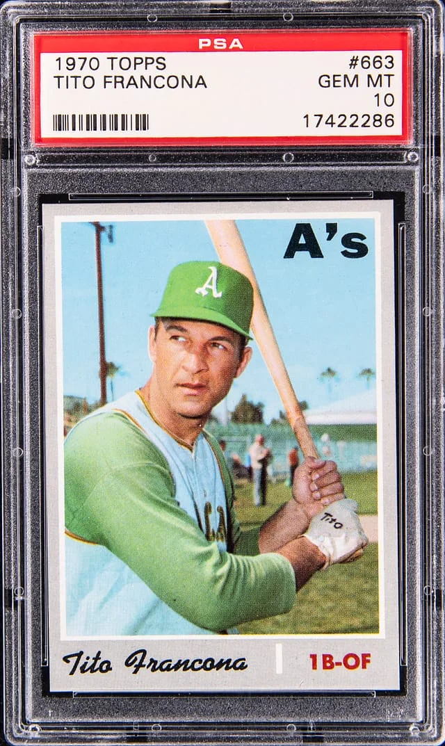 1970 Topps Tito Francona #663 card image