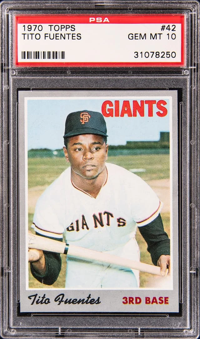 1970 Topps Tito Fuentez #42 card image