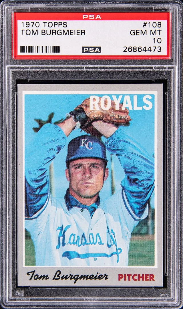1970 Topps Tom Burgmeier #108 card image