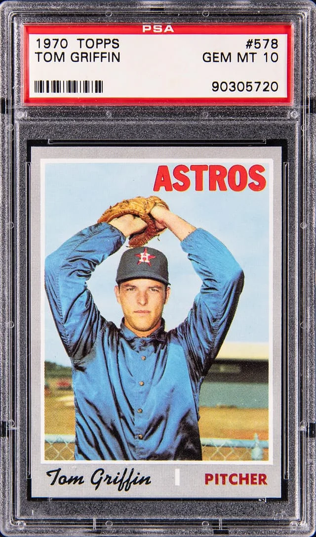 1970 Topps Tom Griffin #578 card image