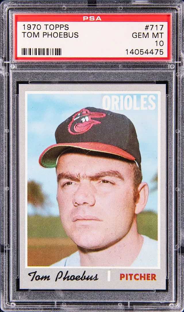1970 Topps Tom Phoebus #717 card image