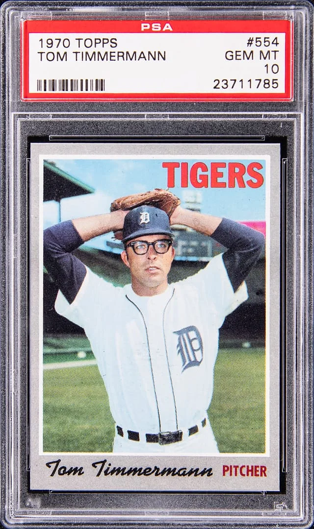 1970 Topps Tom Timmermann #554 card image