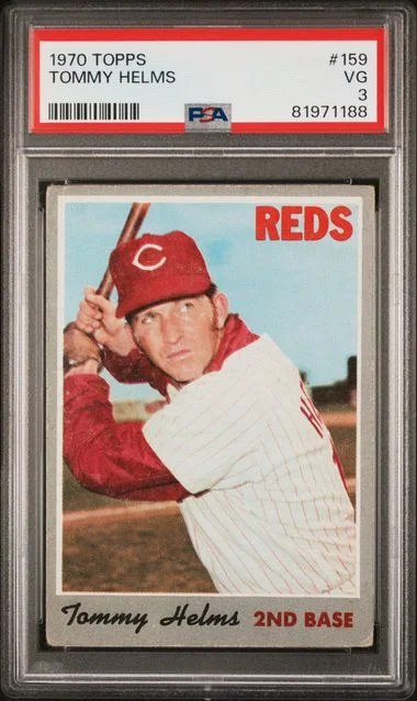 1970 Topps Tommy Helms #159 card image