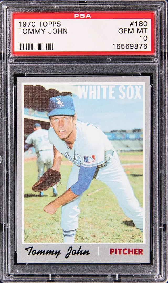 1970 Topps Tommy John #180 card image