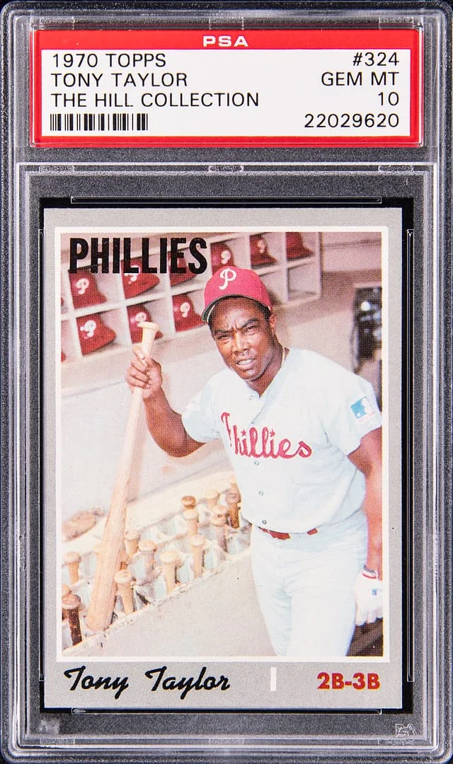 1970 Topps Tony Taylor - Ex-The Hill Collection #324 card image