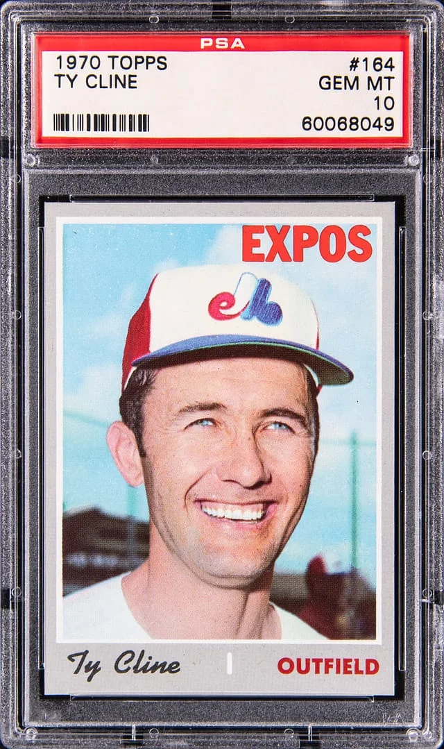1970 Topps Ty Cline #164 card image