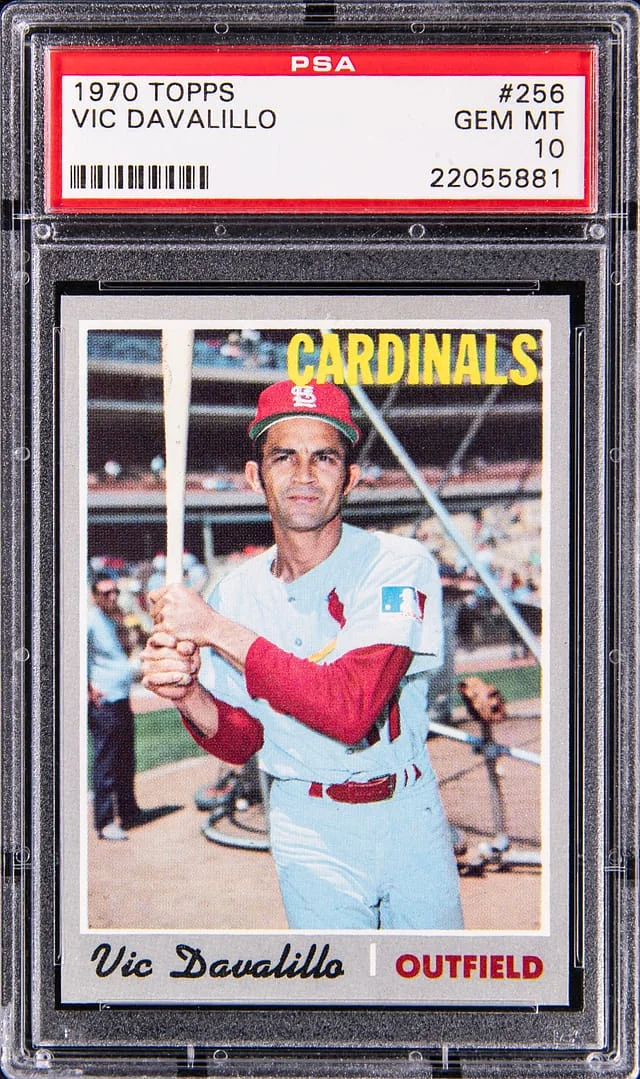 1970 Topps Vic Davalillo #256 card image