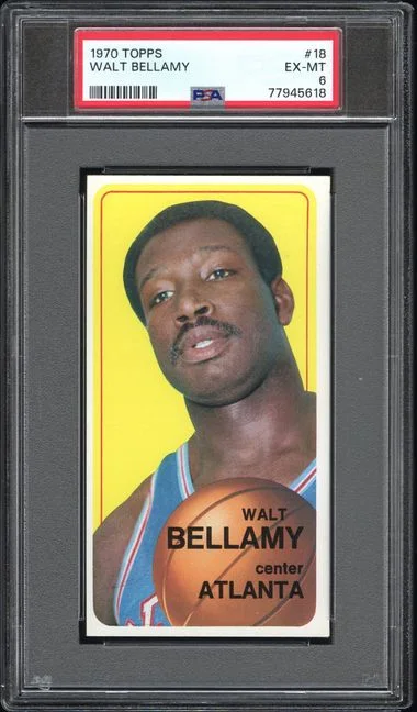 1970 Topps Walt Bellamy #18 card image
