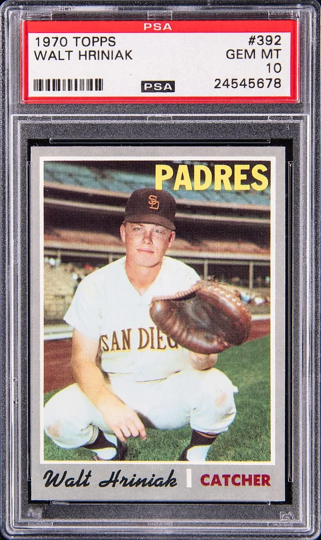1970 Topps Walt Hriniak #392 card image